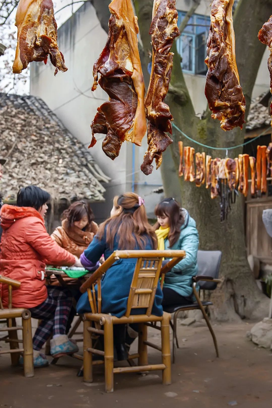 Image related to China's Bacon Capital: Where Every Household Masters the Art of Cured Meat