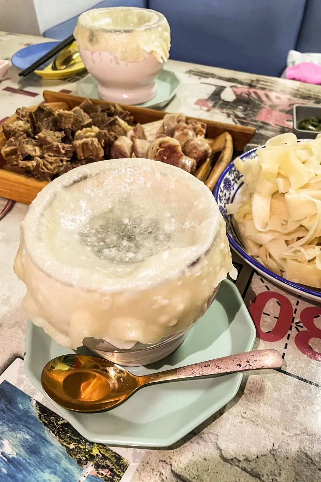 Image related to How Bold Can Mongolian Cuisine Get? Hotpotting Lamb in Milk Tea!