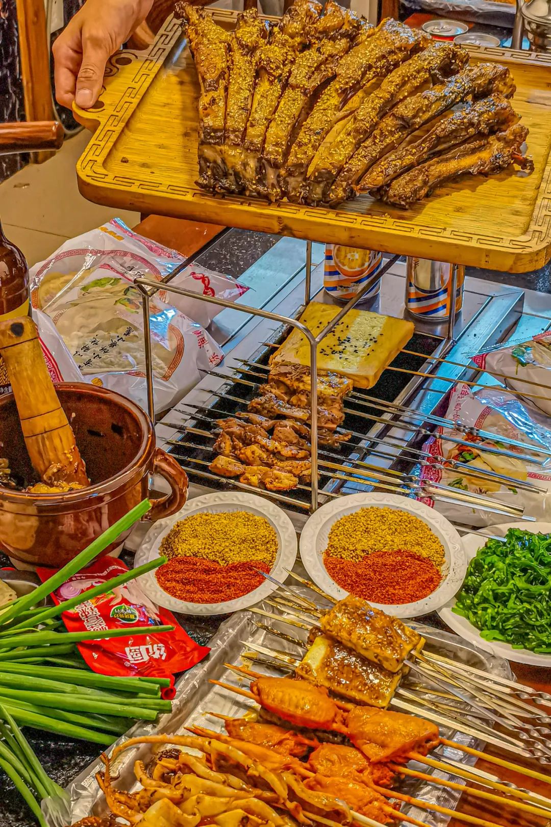 Image related to Zibo's Meat-Wrapped Flatbread: Just a Glimpse into Shandong's Vast BBQ Universe