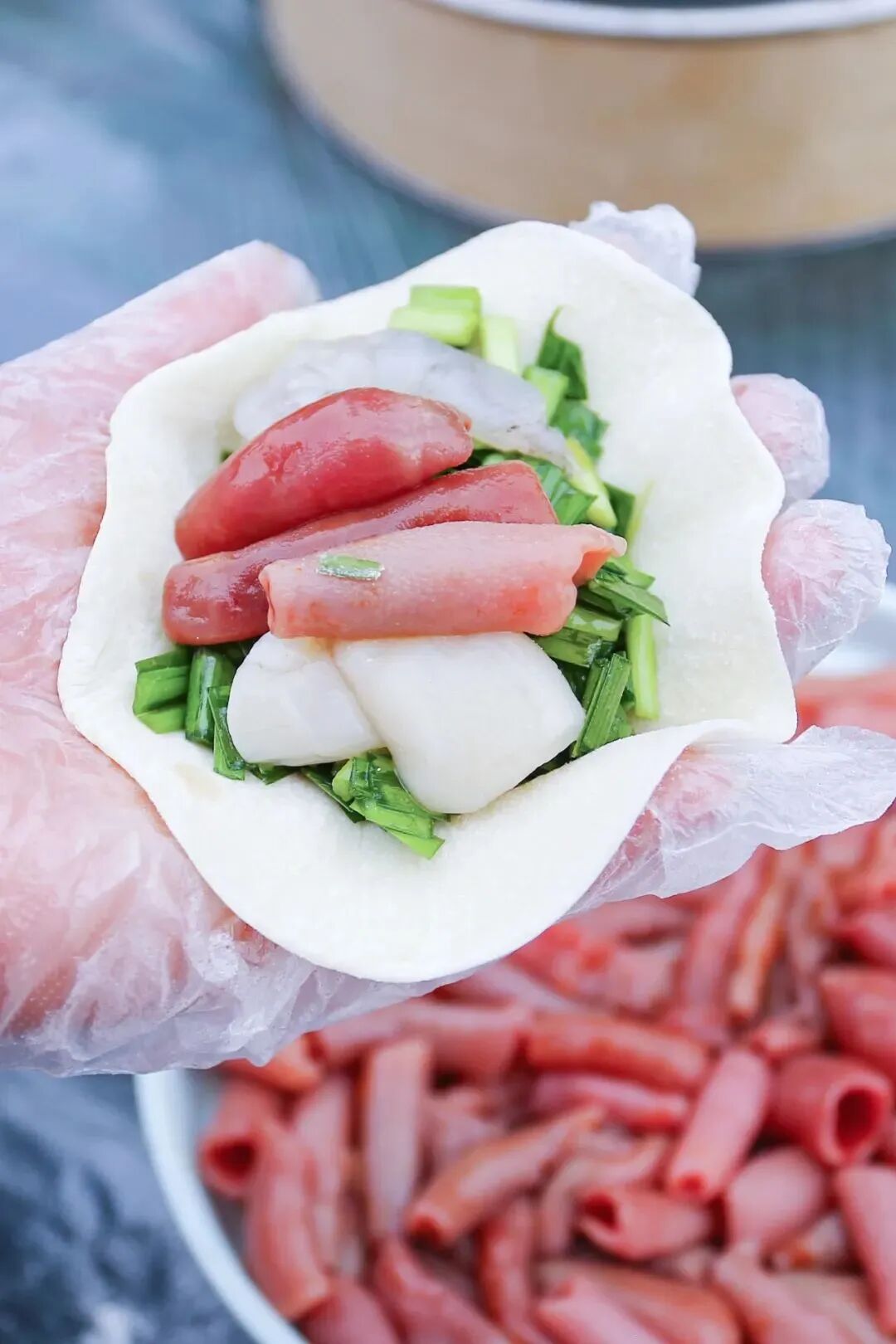 Image related to How Crazy Are Shandong-Style Baozi? Stuffed with Sea Cucumber, Abalone and Spare Ribs!