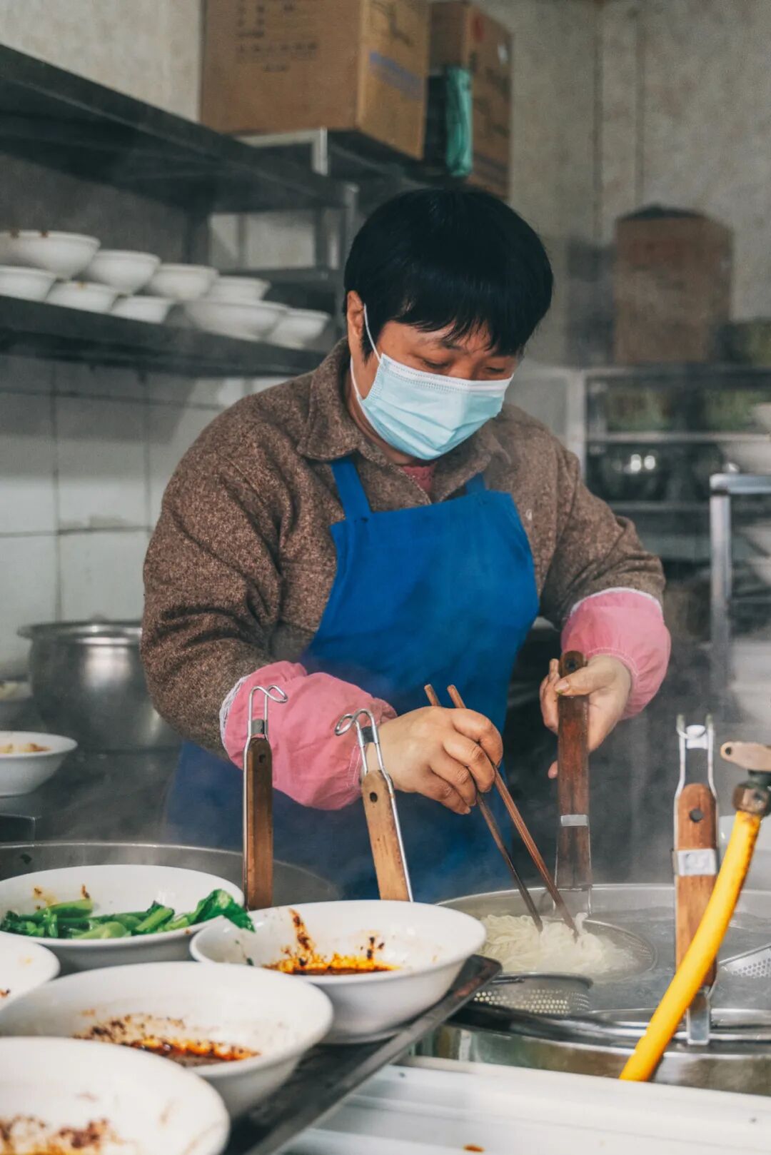 Image related to Why can a single bowl of Xiaomian represent Chongqing?