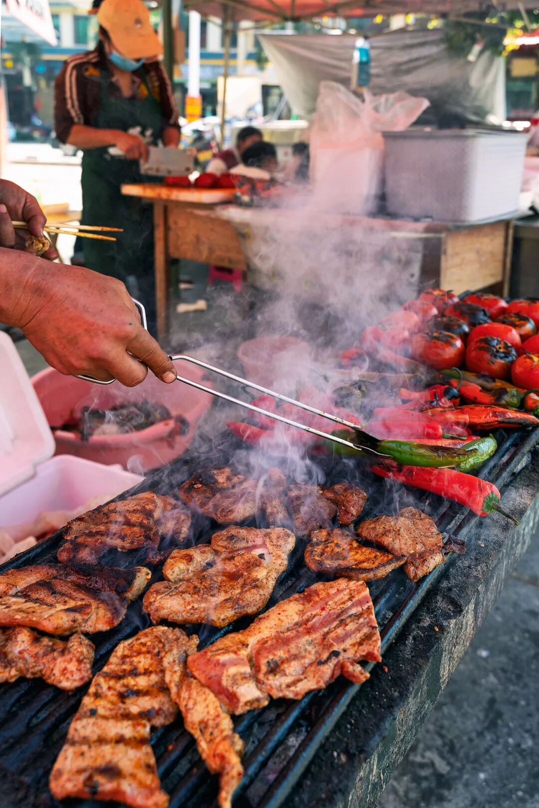 Image related to China's Wildest BBQ Province: Whole Pigs, Mushrooms, Even Insects—Nothing's Off the Grill!